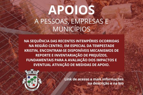 Apoios &agrave;s Pessoas, Empresas e Munic&iacute;pios 