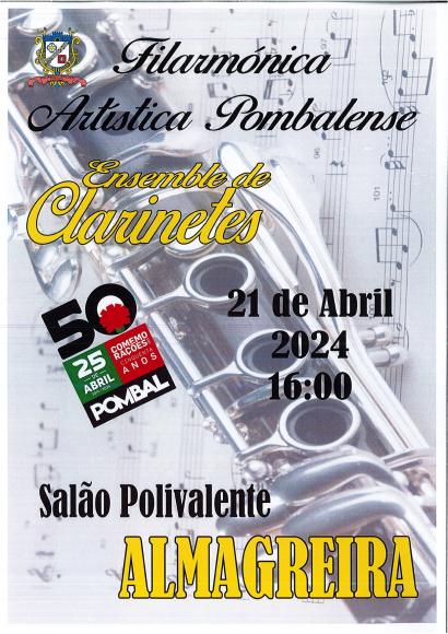 Filarmónica Artística Pombalense | Comemorações 50 anos do 25 de abril