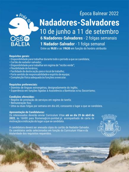 Praia Do Osso Da Baleia - Contratação Das Equipas De Nadadores-Salvadores