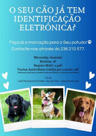 Campanha de Vacinação Antirrábica 2023 - Canil Municipal de Pombal